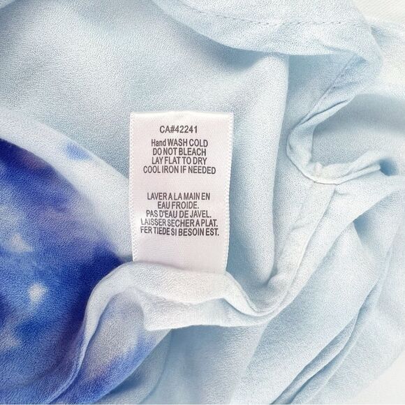 Young Fabulous and Broke Blue Tie Dye Strapless Dress Small - Picture 7 of 7